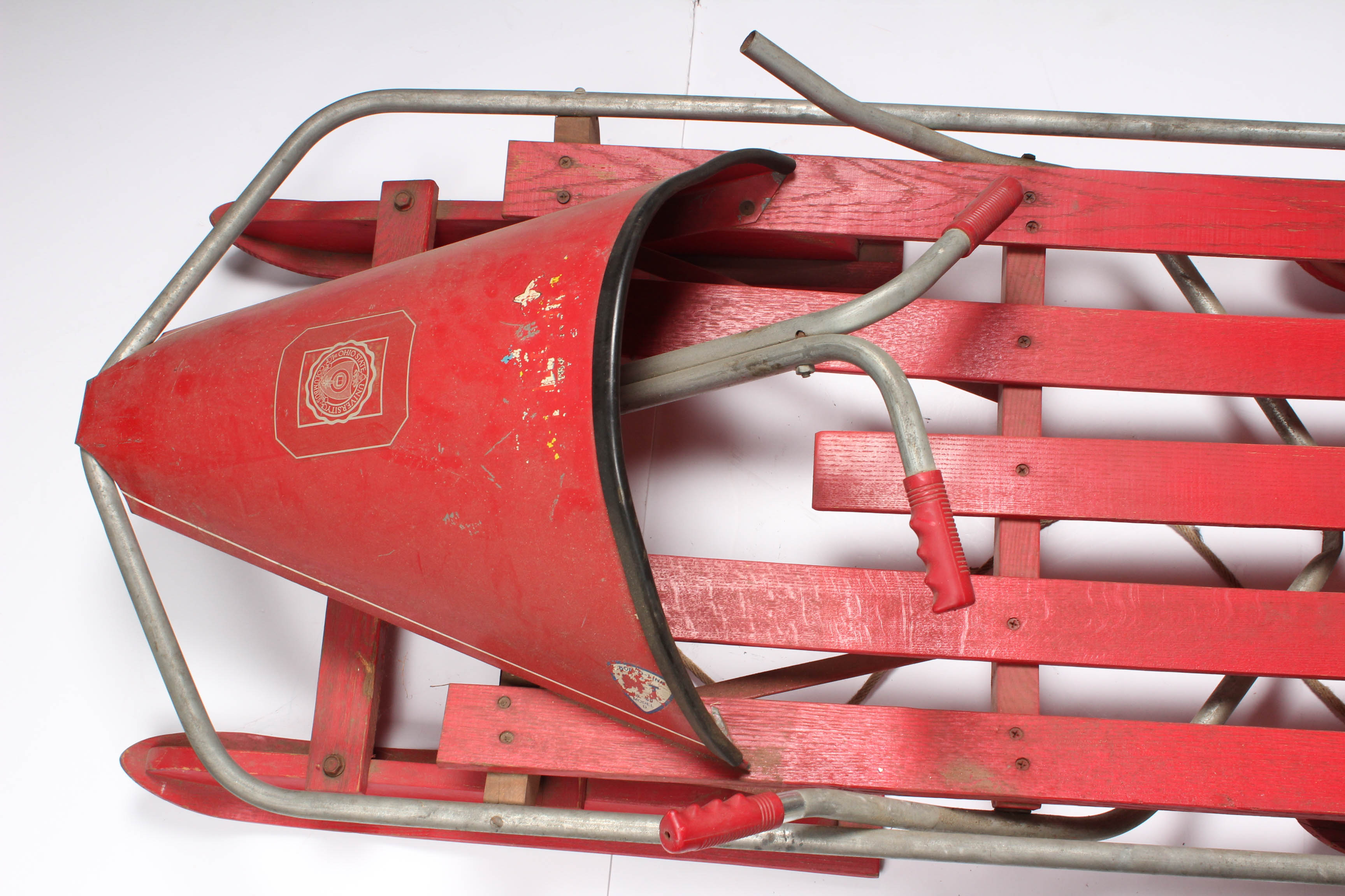 Vintage Circa 1940s Bob-O-Link Ohio State University Bobsled