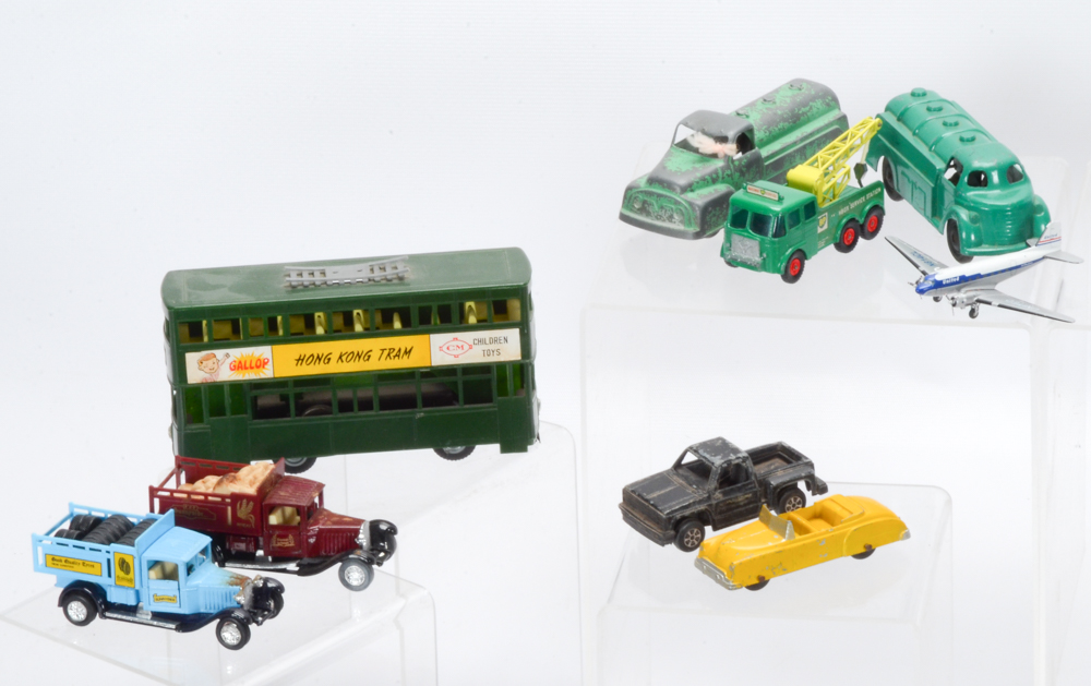Group of Vintage Die-Cast Toy Vehicles