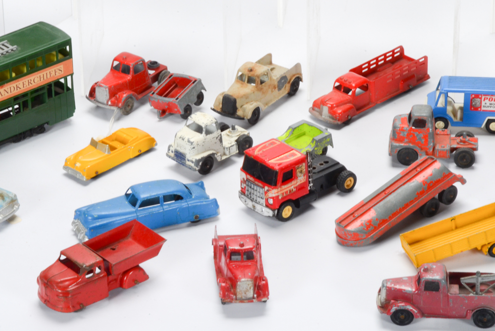 Group of Vintage Die-Cast Toy Vehicles
