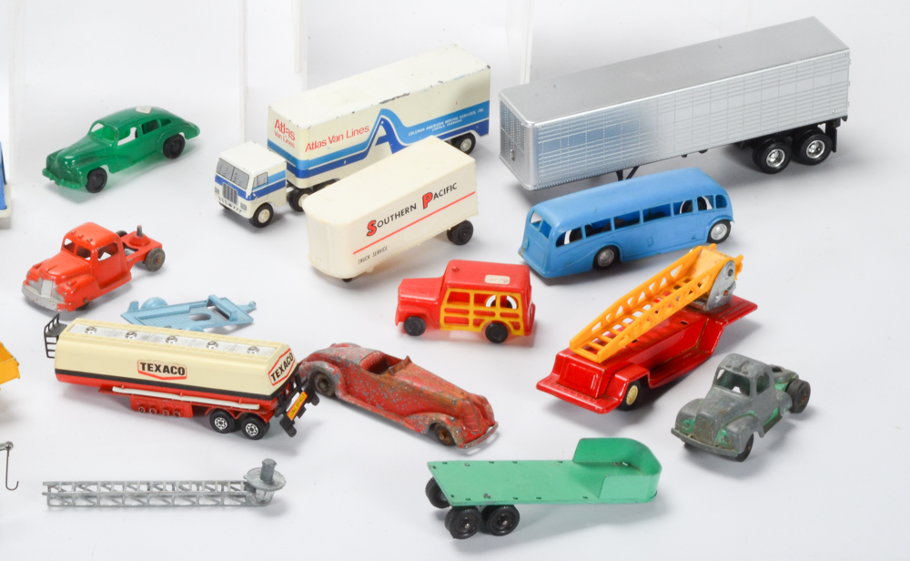 Group of Vintage Die-Cast Toy Vehicles
