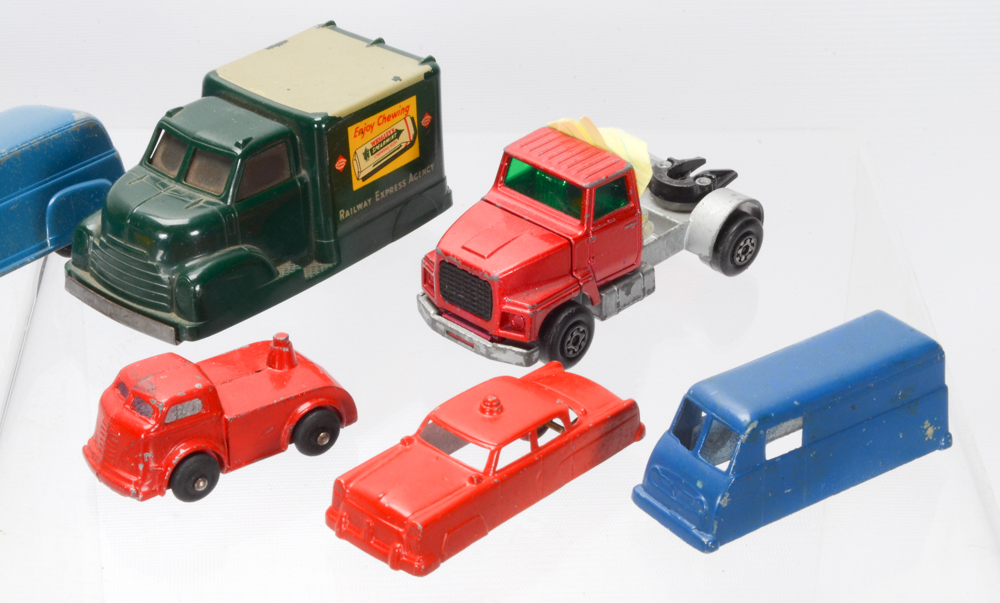 Group of Vintage Die-Cast Toy Vehicles