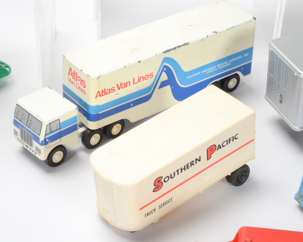 Group of Vintage Die-Cast Toy Vehicles