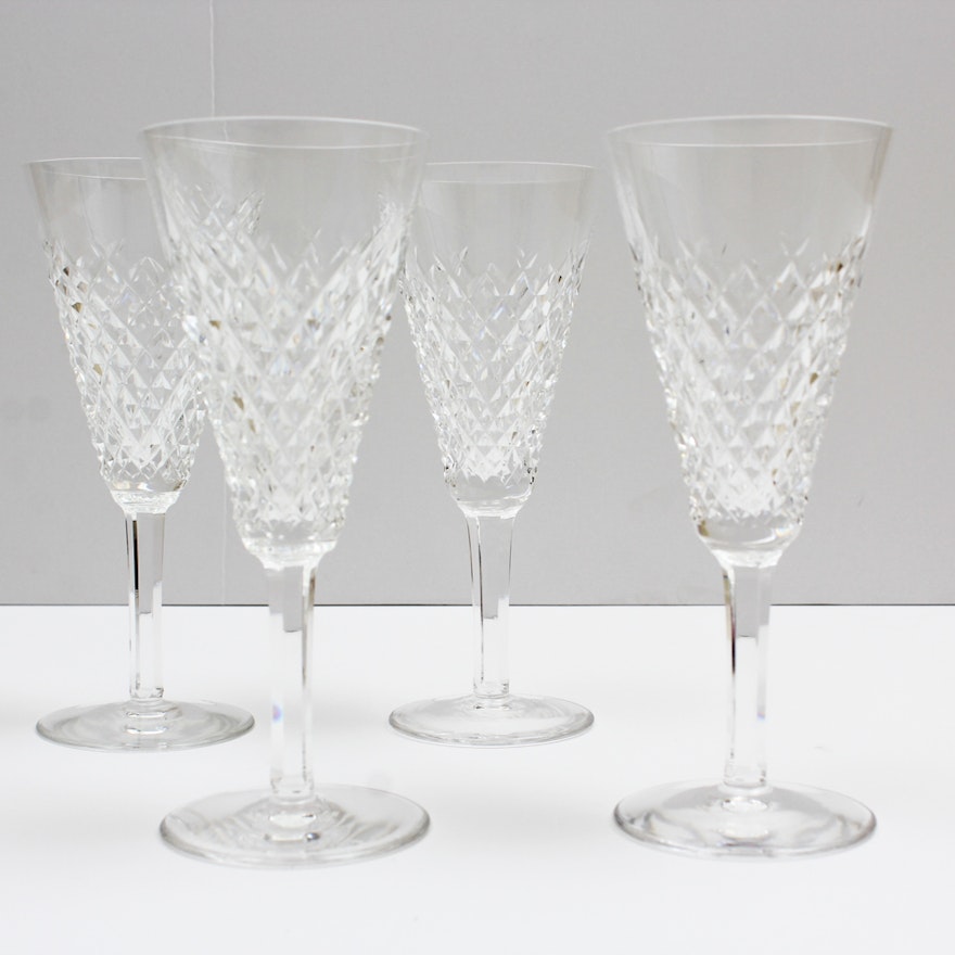 Waterford Crystal "Alana" Fluted Champagne Stems