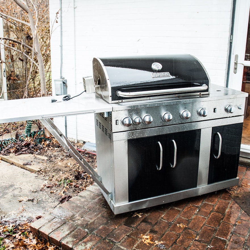 Master Forge 5-Burner Stainless Steel Grill