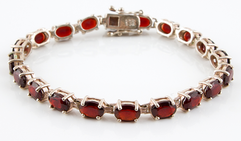 Sterling Silver Jewelry Featuring Garnets, Freshwater Pearls and Hematite