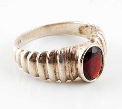 Sterling Silver Jewelry Featuring Garnets, Freshwater Pearls and Hematite