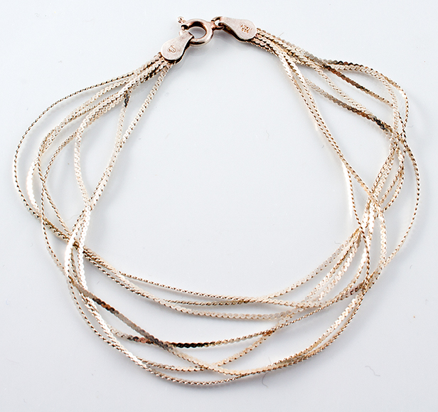 Sterling Silver Chain Necklaces and Bracelet