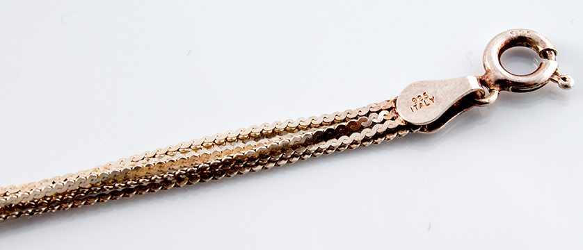 Sterling Silver Chain Necklaces and Bracelet