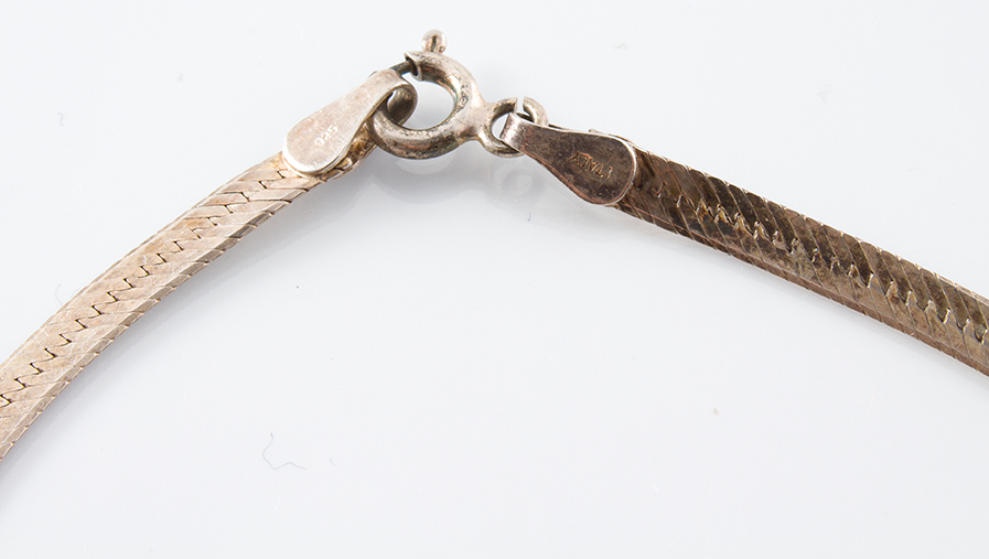 Sterling Silver Chain Necklaces and Bracelet