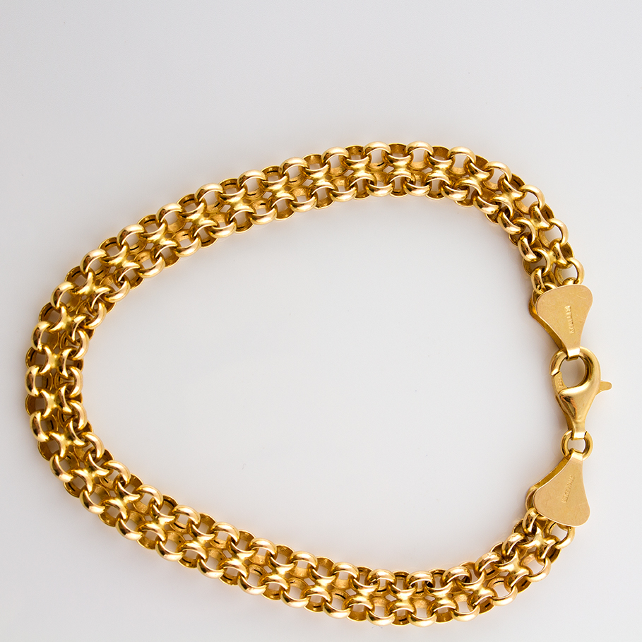 14K Yellow Gold Italian Bracelet