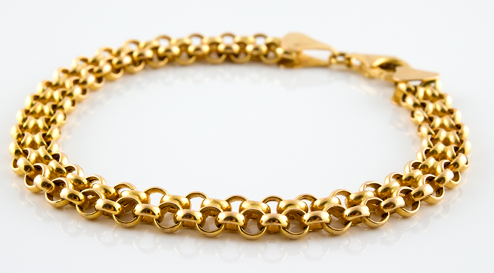 14K Yellow Gold Italian Bracelet
