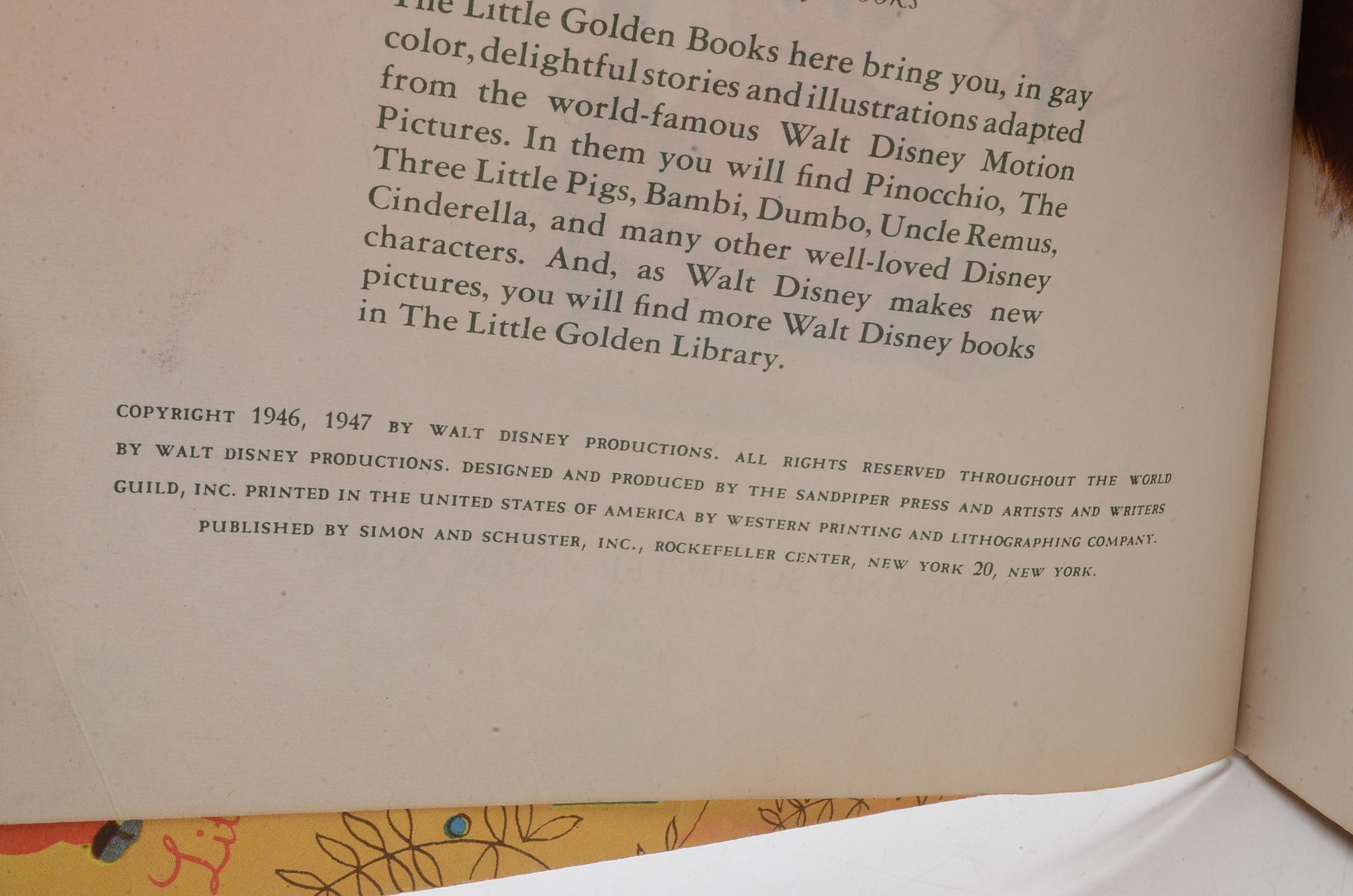 Vintage Disney Children's Book Group