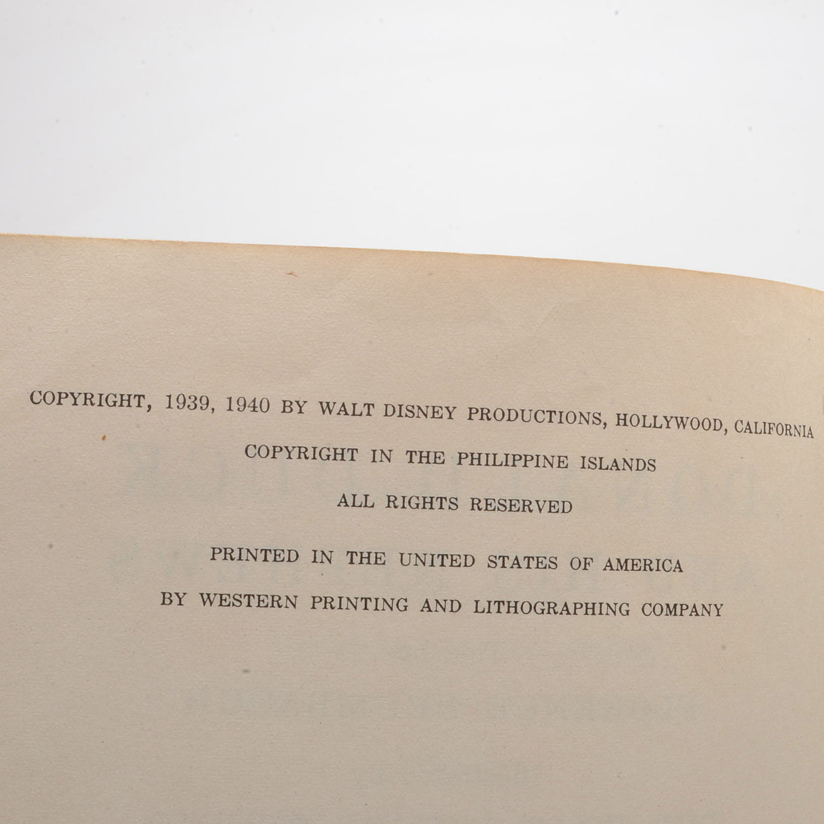 Vintage Disney Children's Book Group