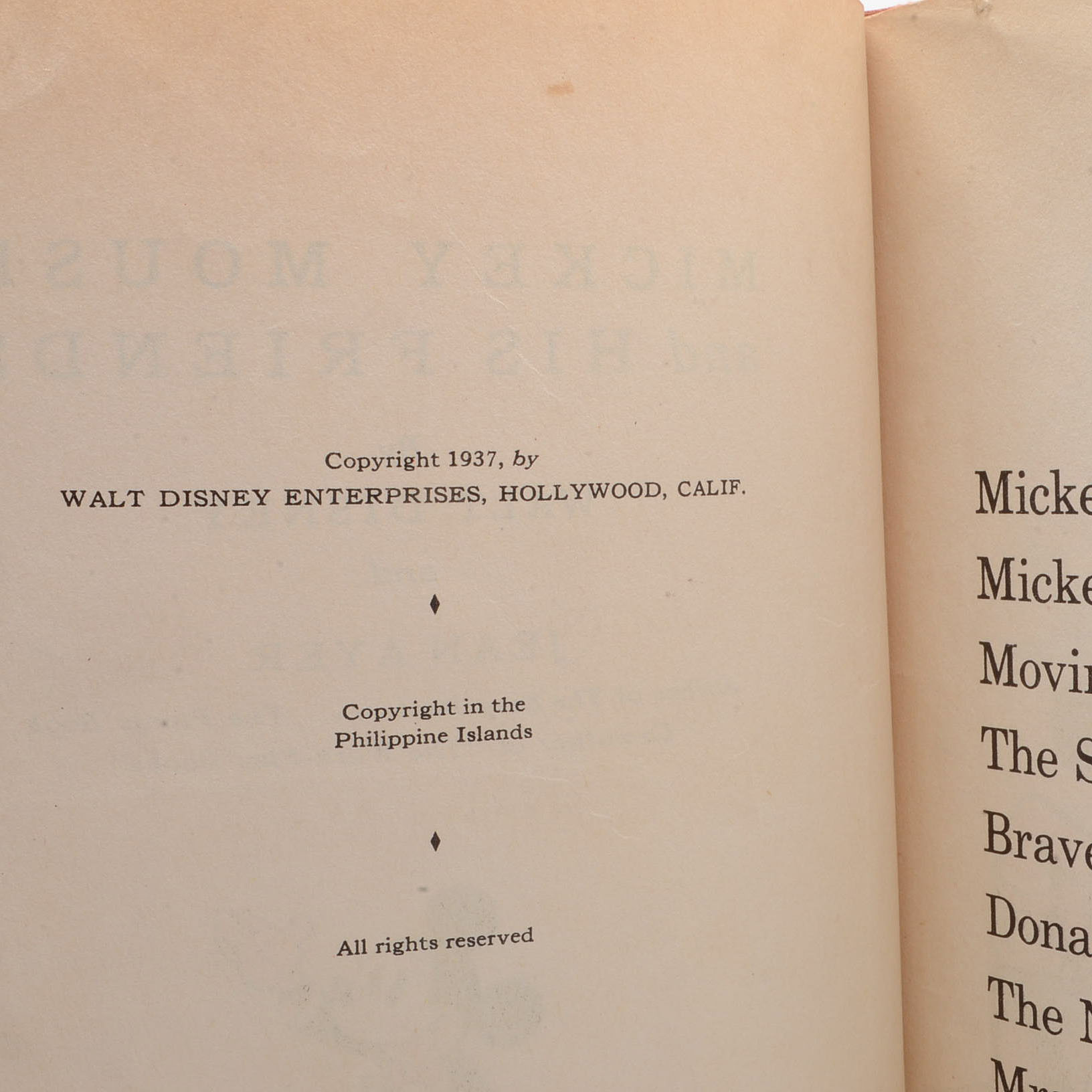 Vintage Disney Children's Book Group