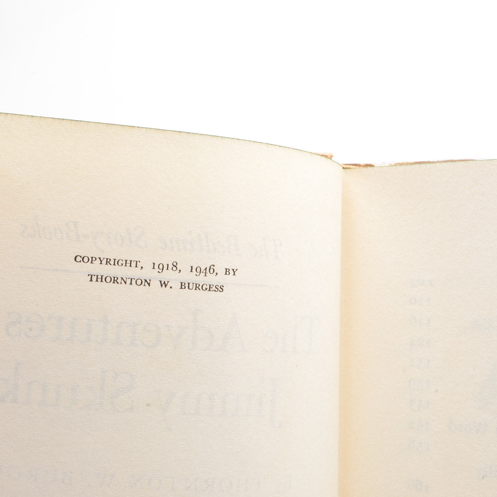 Vintage Thornton W. Burgess Children's Books