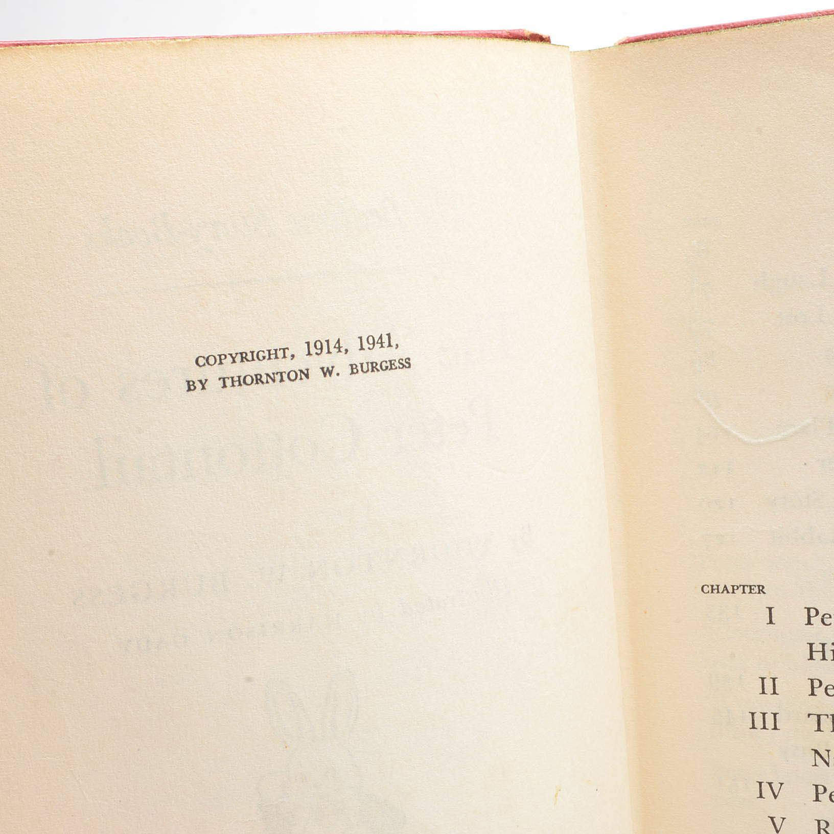 Vintage Thornton W. Burgess Children's Books