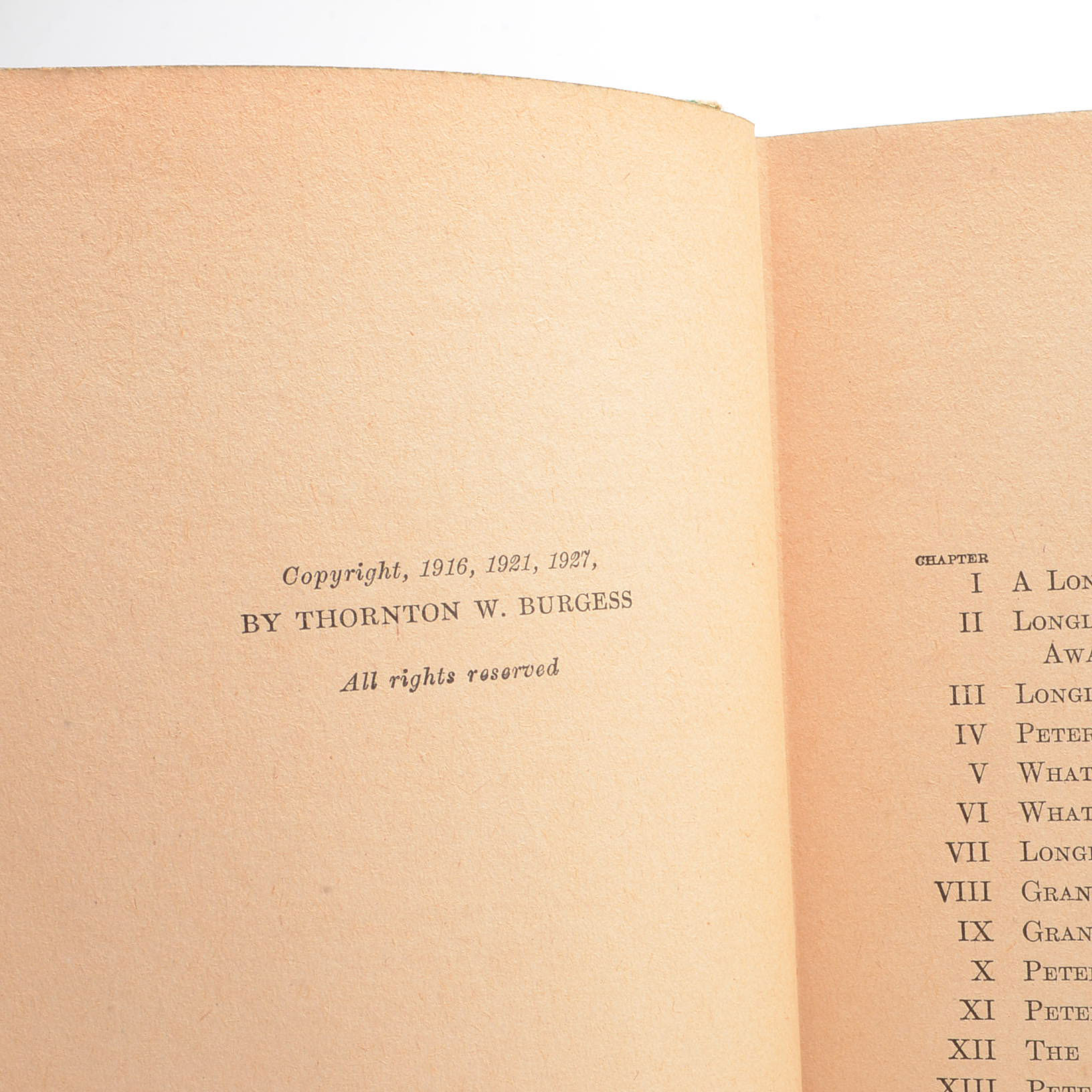 Vintage Thornton W. Burgess Children's Books