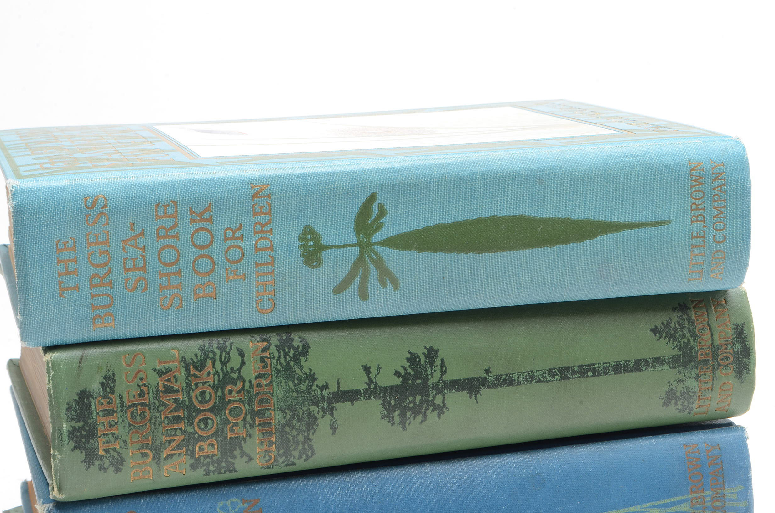 Signed 1920's Thornton W. Burgess Nature Books for Children