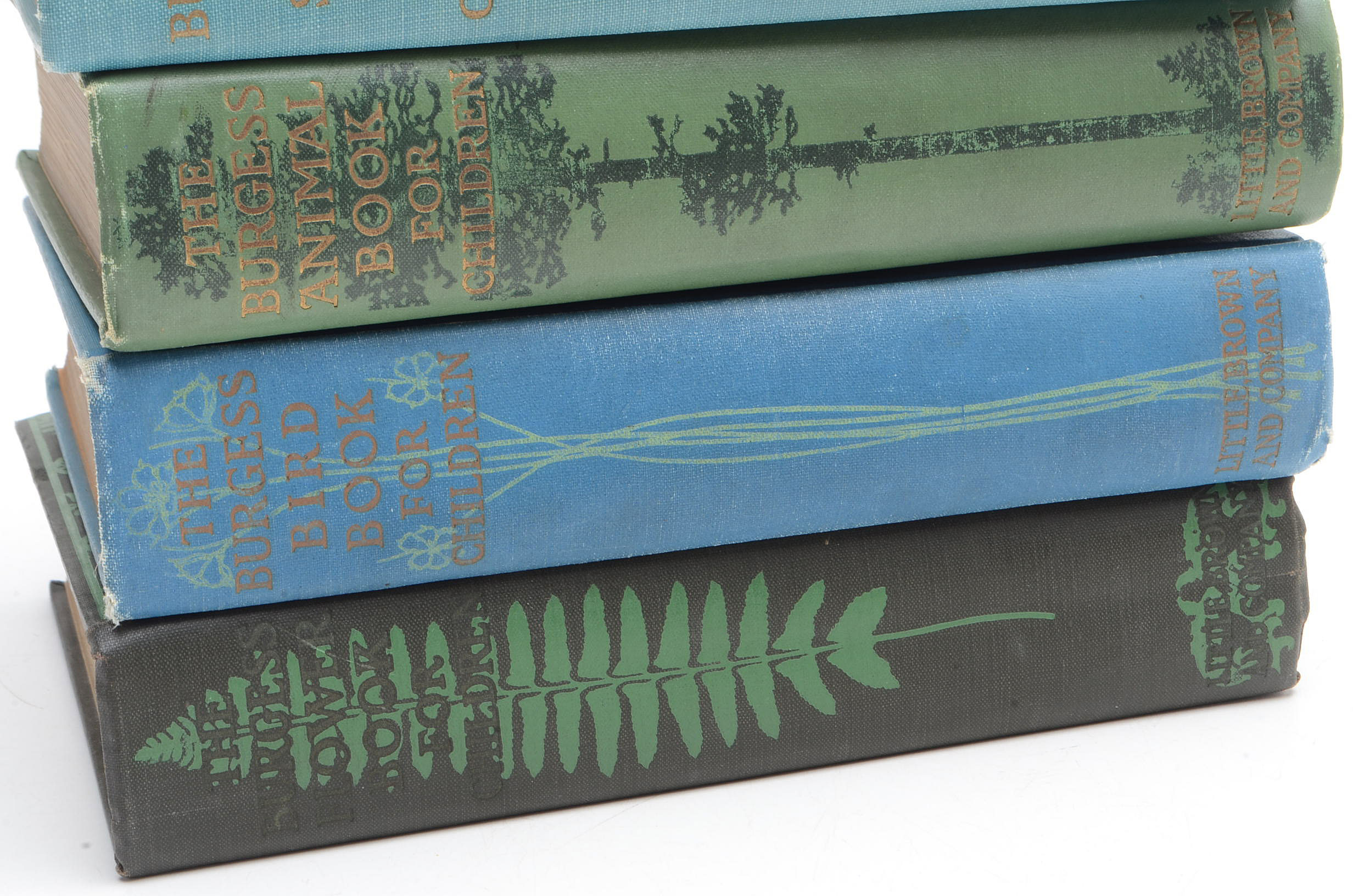 Signed 1920's Thornton W. Burgess Nature Books for Children