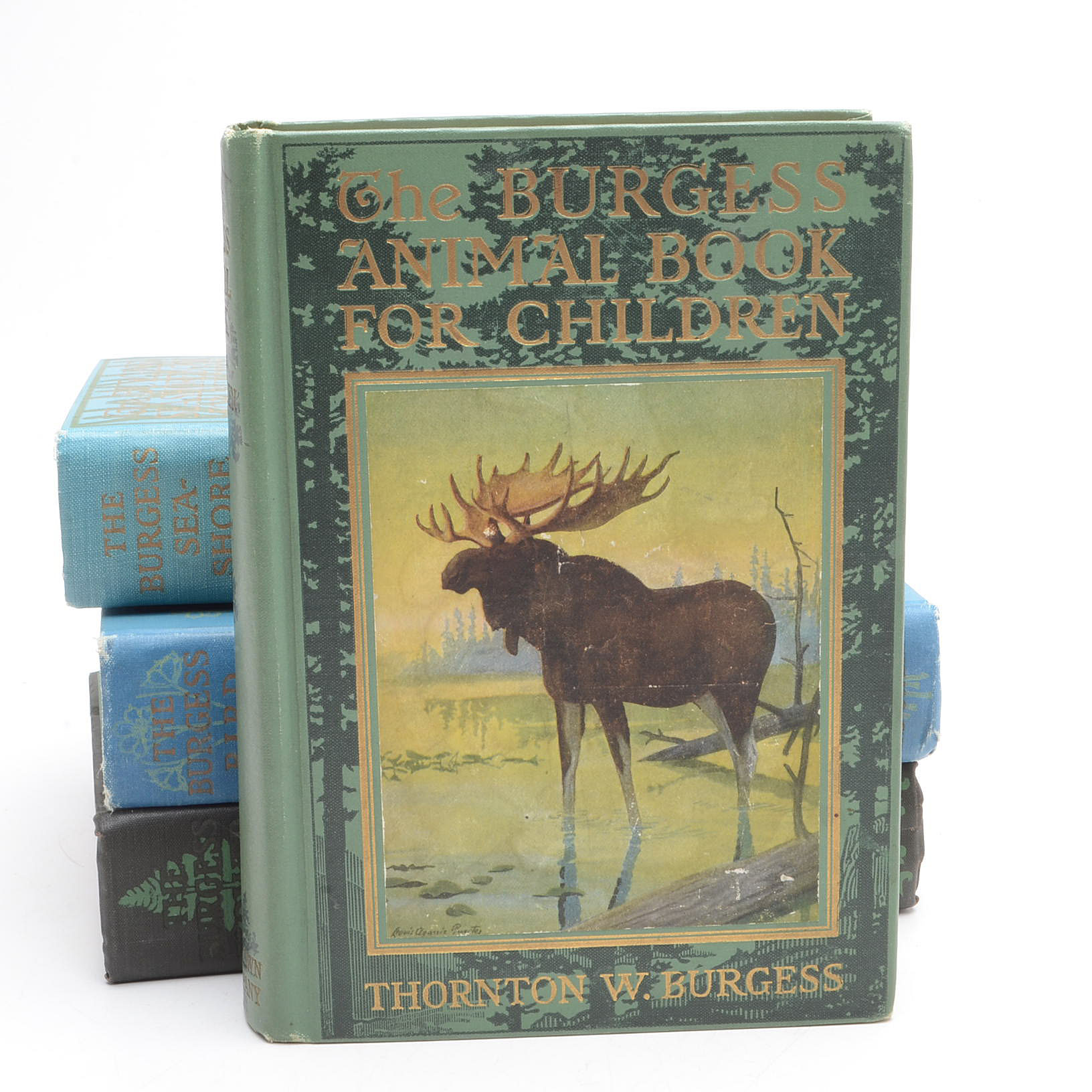 Signed 1920's Thornton W. Burgess Nature Books for Children