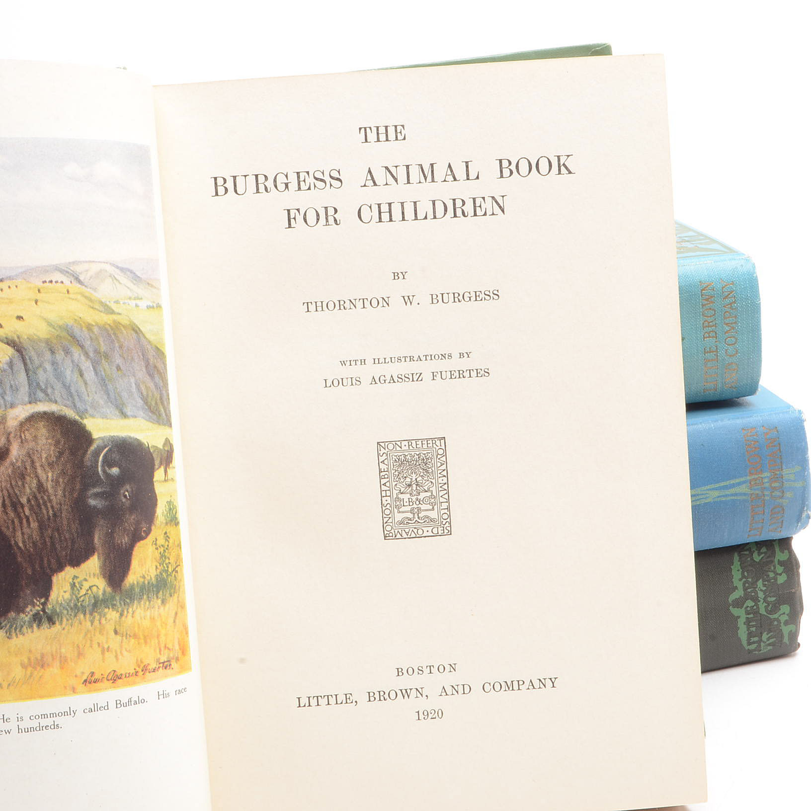 Signed 1920's Thornton W. Burgess Nature Books for Children