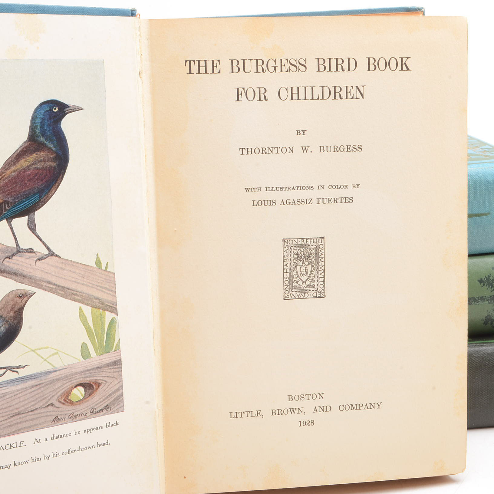 Signed 1920's Thornton W. Burgess Nature Books for Children