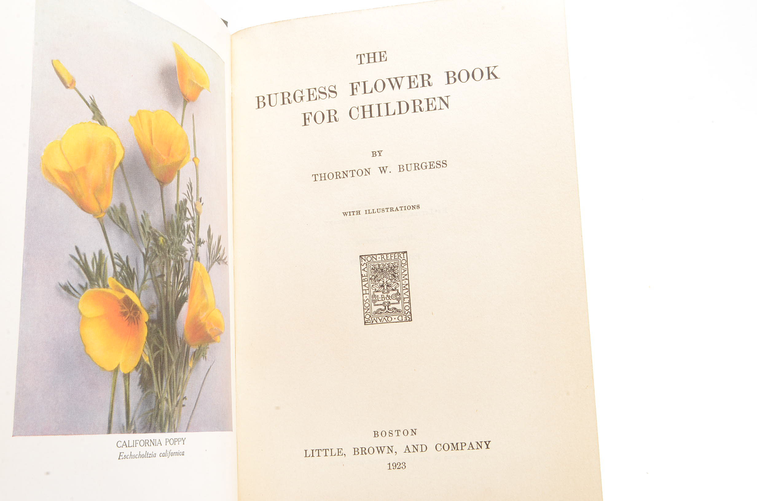 Signed 1920's Thornton W. Burgess Nature Books for Children