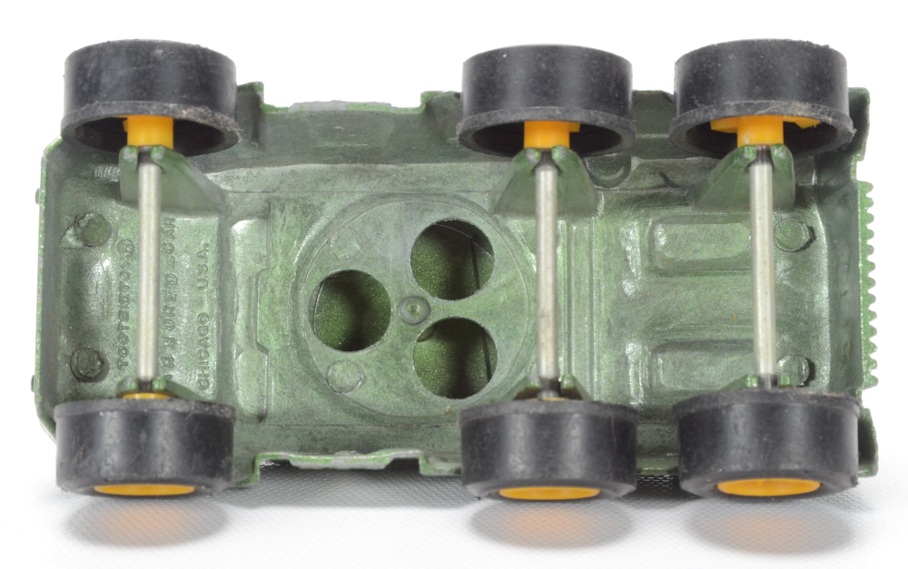 1950's Military Toys including Dinky, Tootsie Toys, and Auburn Rubber Co.