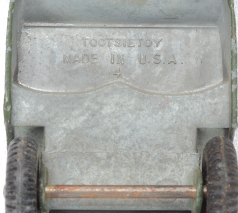 1950's Military Toys including Dinky, Tootsie Toys, and Auburn Rubber Co.