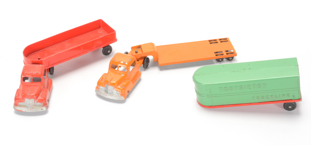 1950's Tootsie Toy Truck Set
