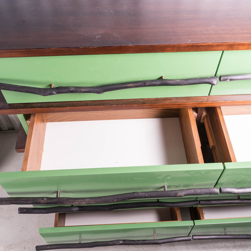 Mid-Century Rustic Chest of Drawers