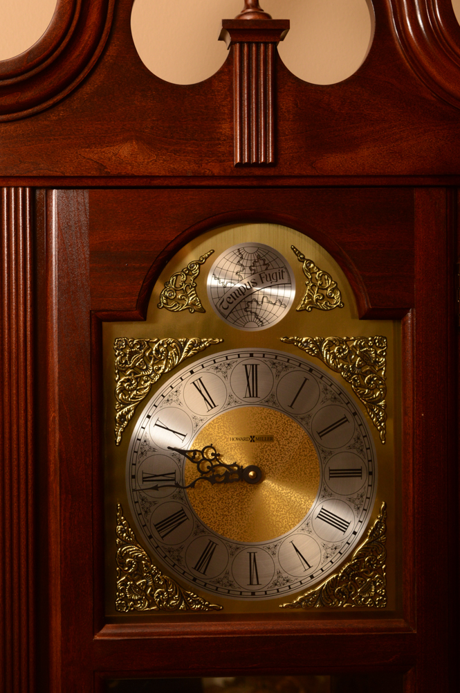 Howard Miller "Cherish" Curio Grandfather Clock