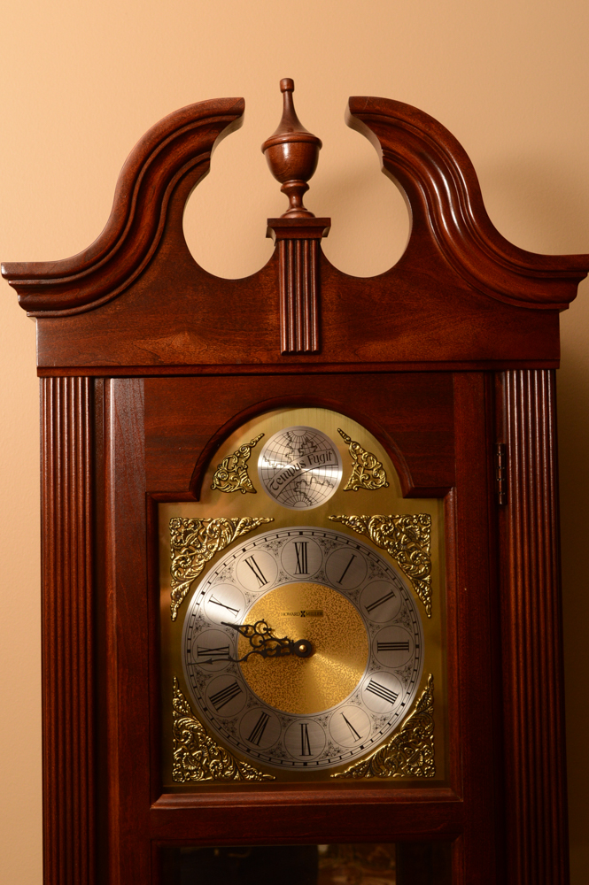 Howard Miller "Cherish" Curio Grandfather Clock