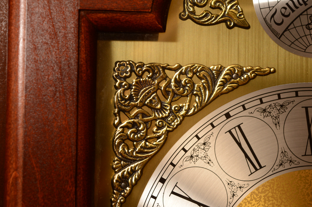 Howard Miller "Cherish" Curio Grandfather Clock