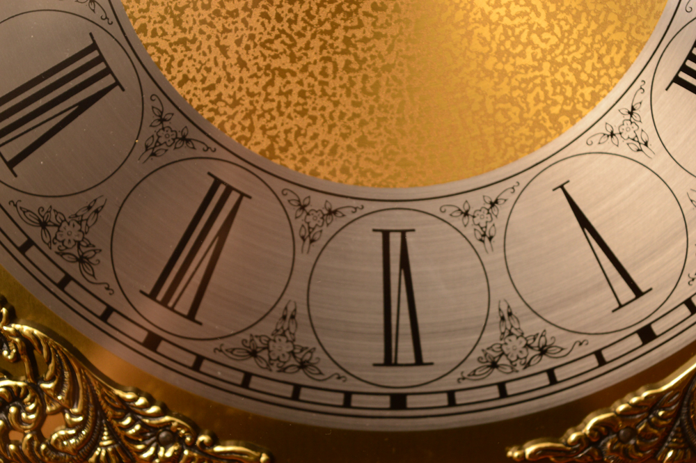 Howard Miller "Cherish" Curio Grandfather Clock