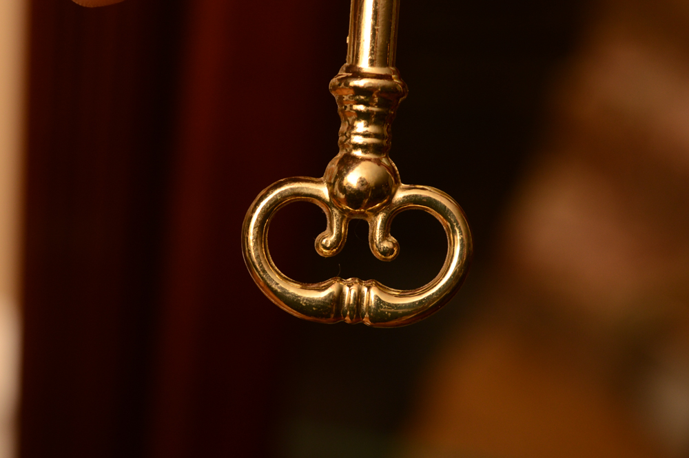 Howard Miller "Cherish" Curio Grandfather Clock