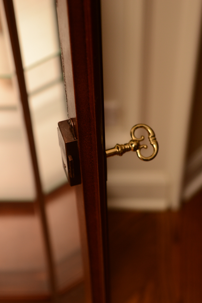 Howard Miller "Cherish" Curio Grandfather Clock