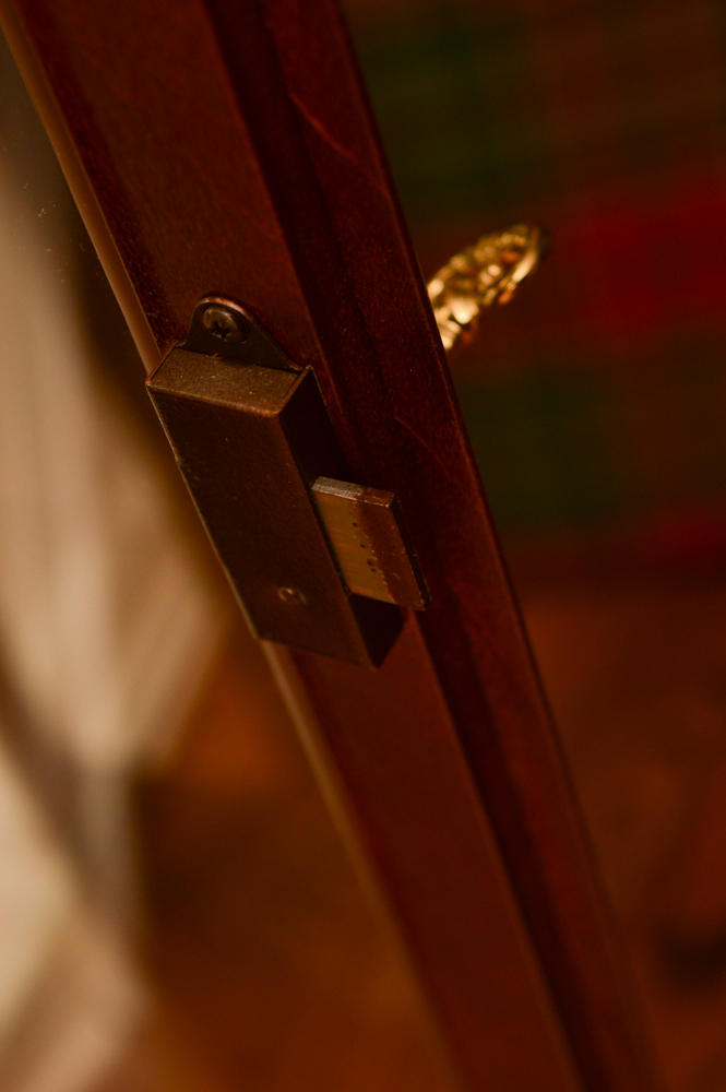 Howard Miller "Cherish" Curio Grandfather Clock