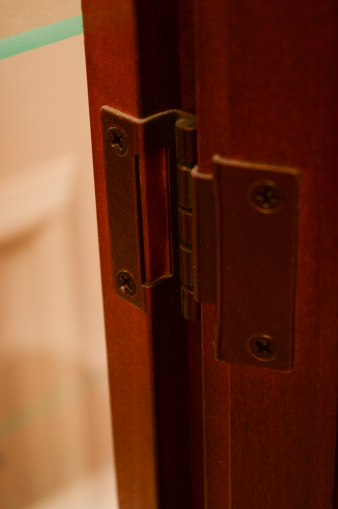 Howard Miller "Cherish" Curio Grandfather Clock