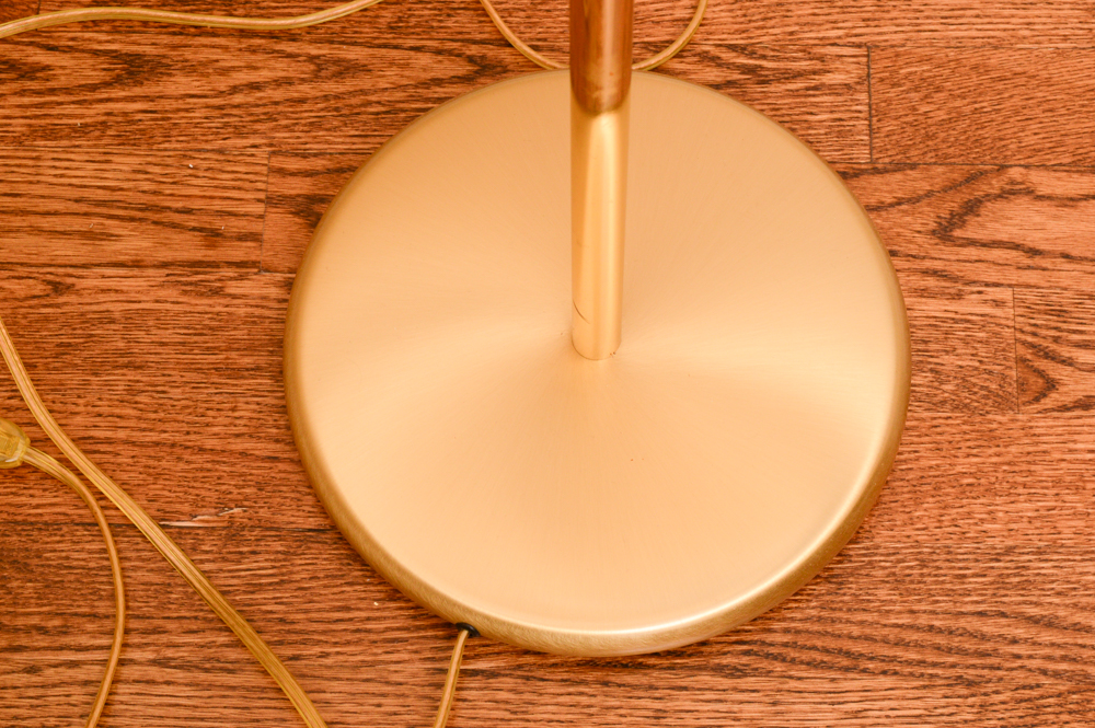 Contemporary Brass Floor Lamp EBTH