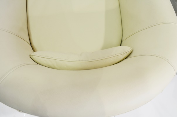 Ikea Tullsta Leather Barrel Chairs