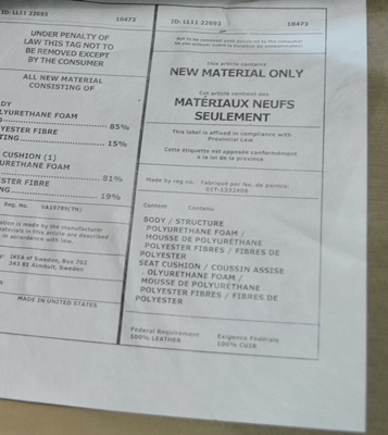 Ikea Tullsta Leather Barrel Chairs