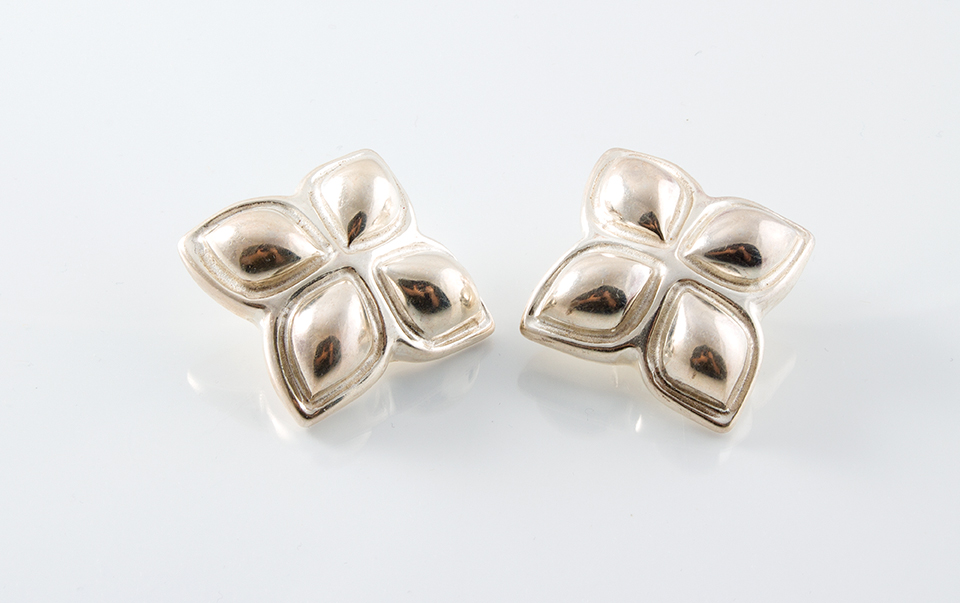 Sterling Silver Bracelets and Clip Earrings