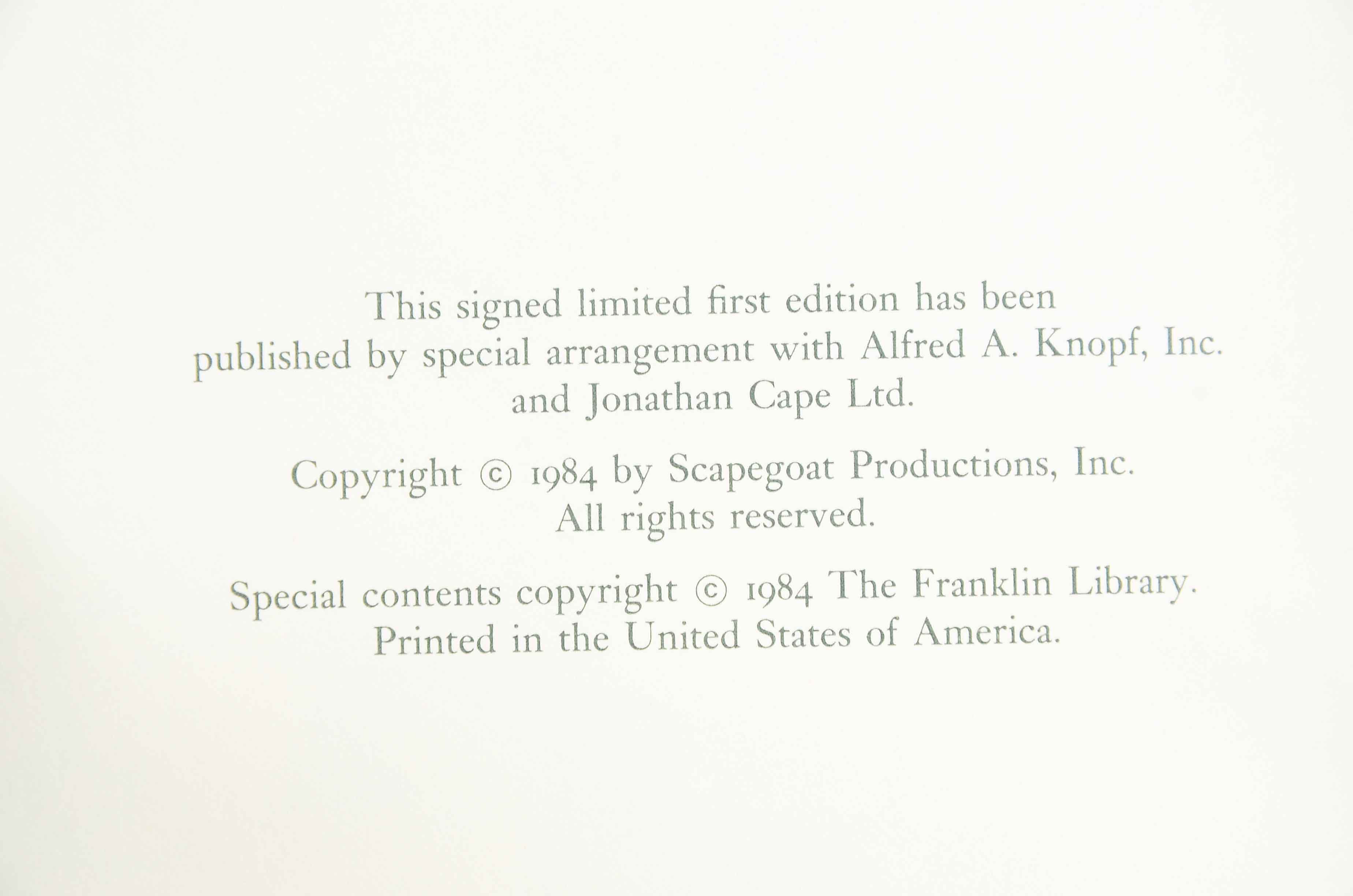 Collection of Signed First Edition Novels