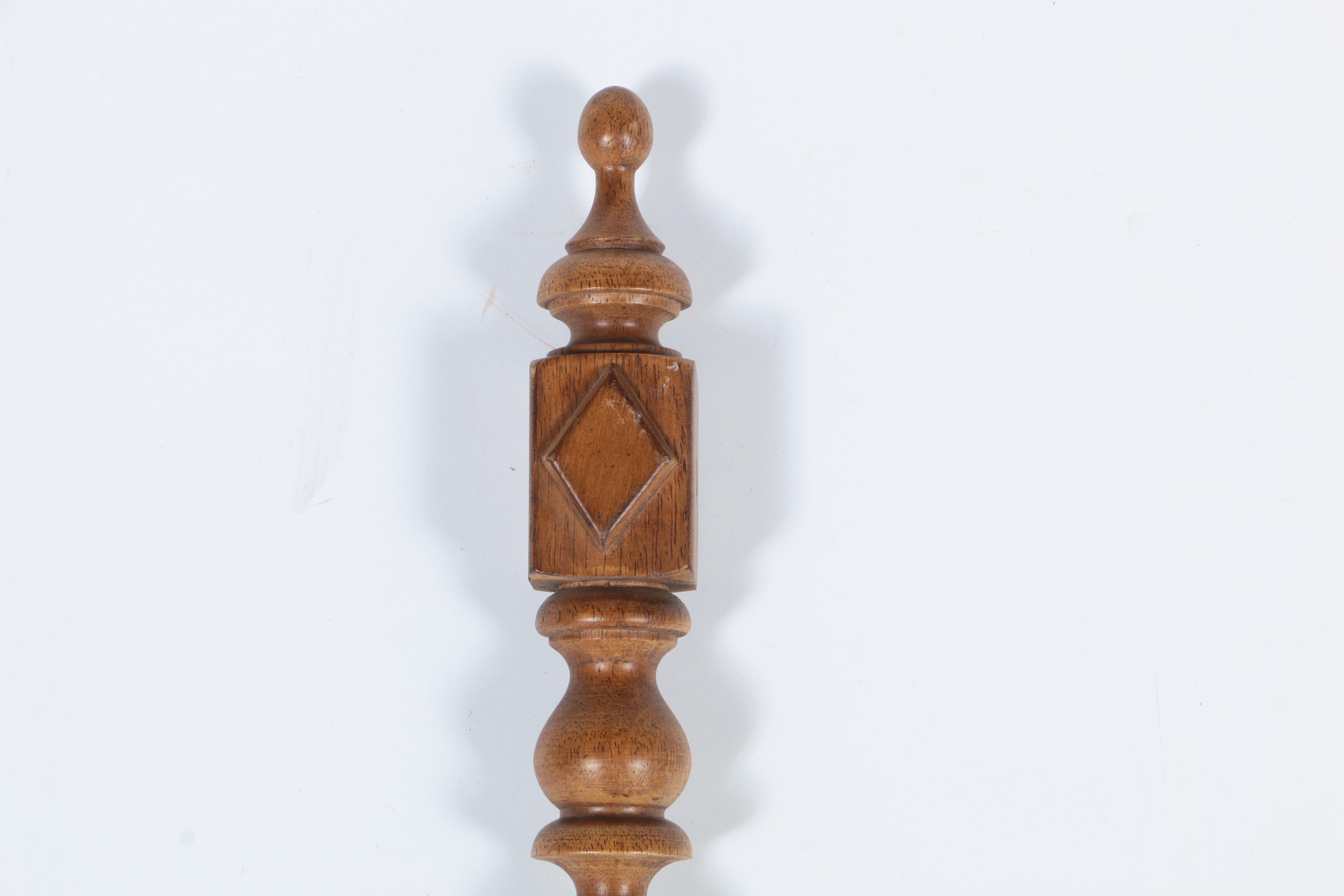 Vintage Cheval Walnut Mirror Frame