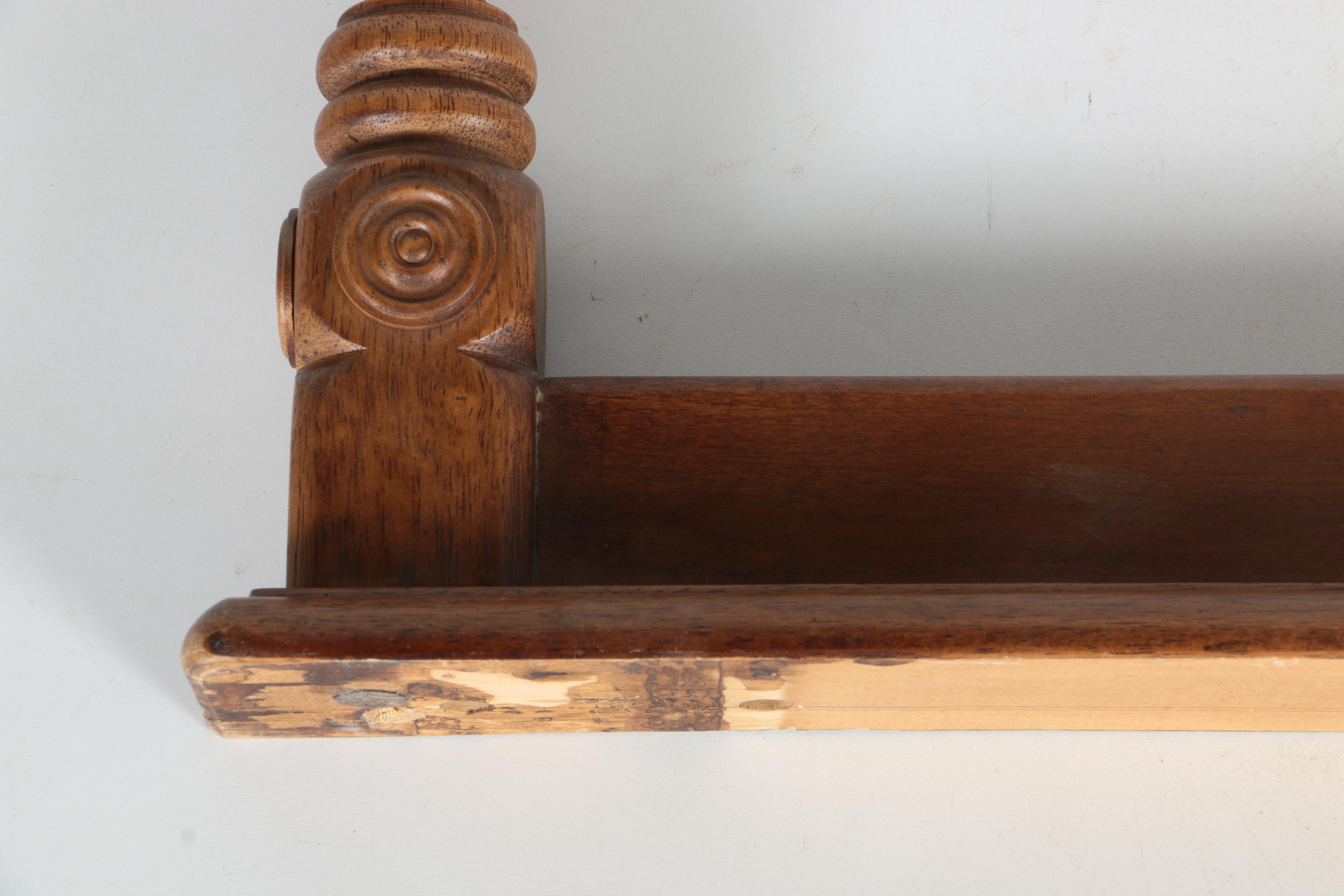 Vintage Cheval Walnut Mirror Frame