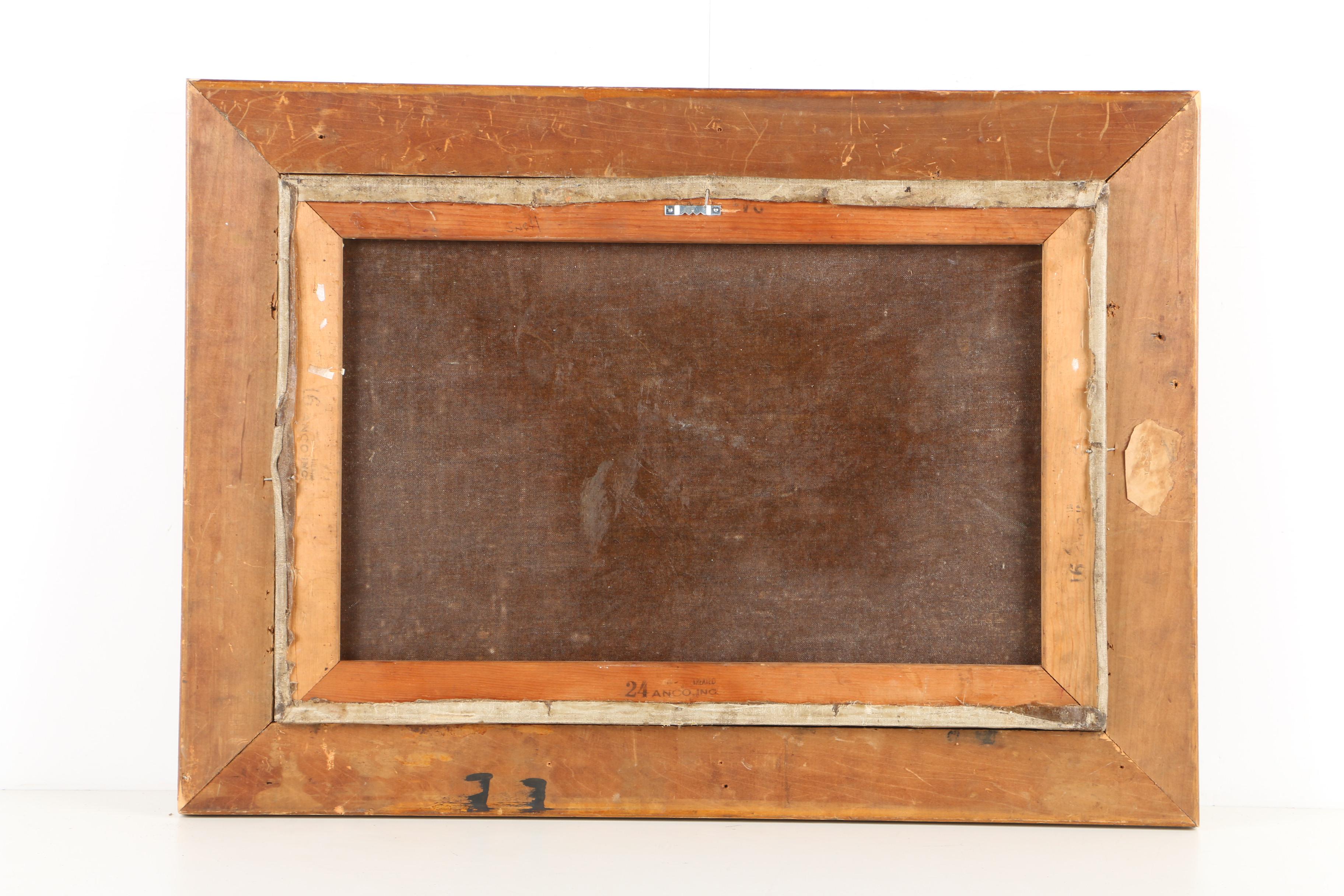 Edgar Nye Oil Painting of a Grove of Trees