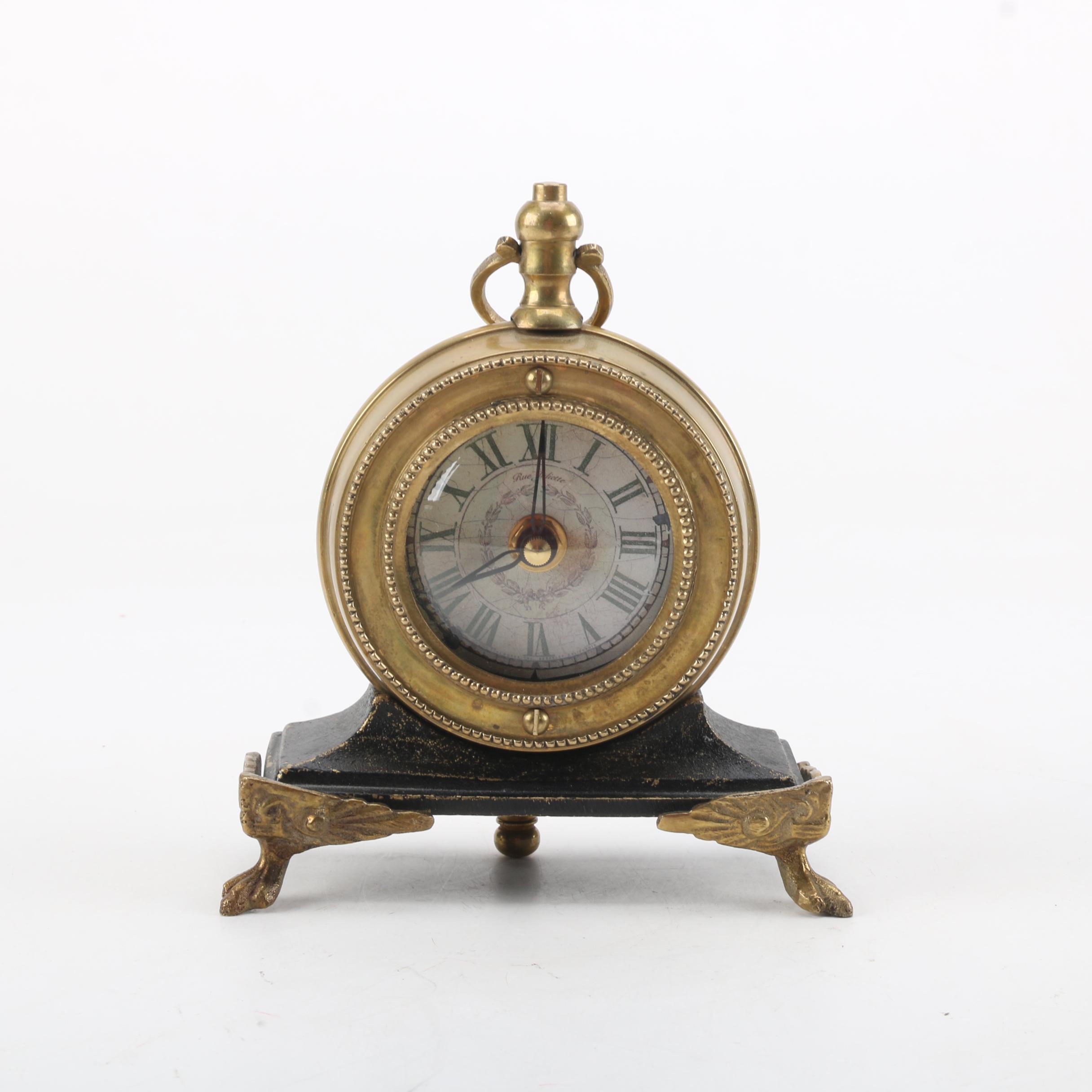 Rue Juliette Pocket Watch Style Desk Clock
