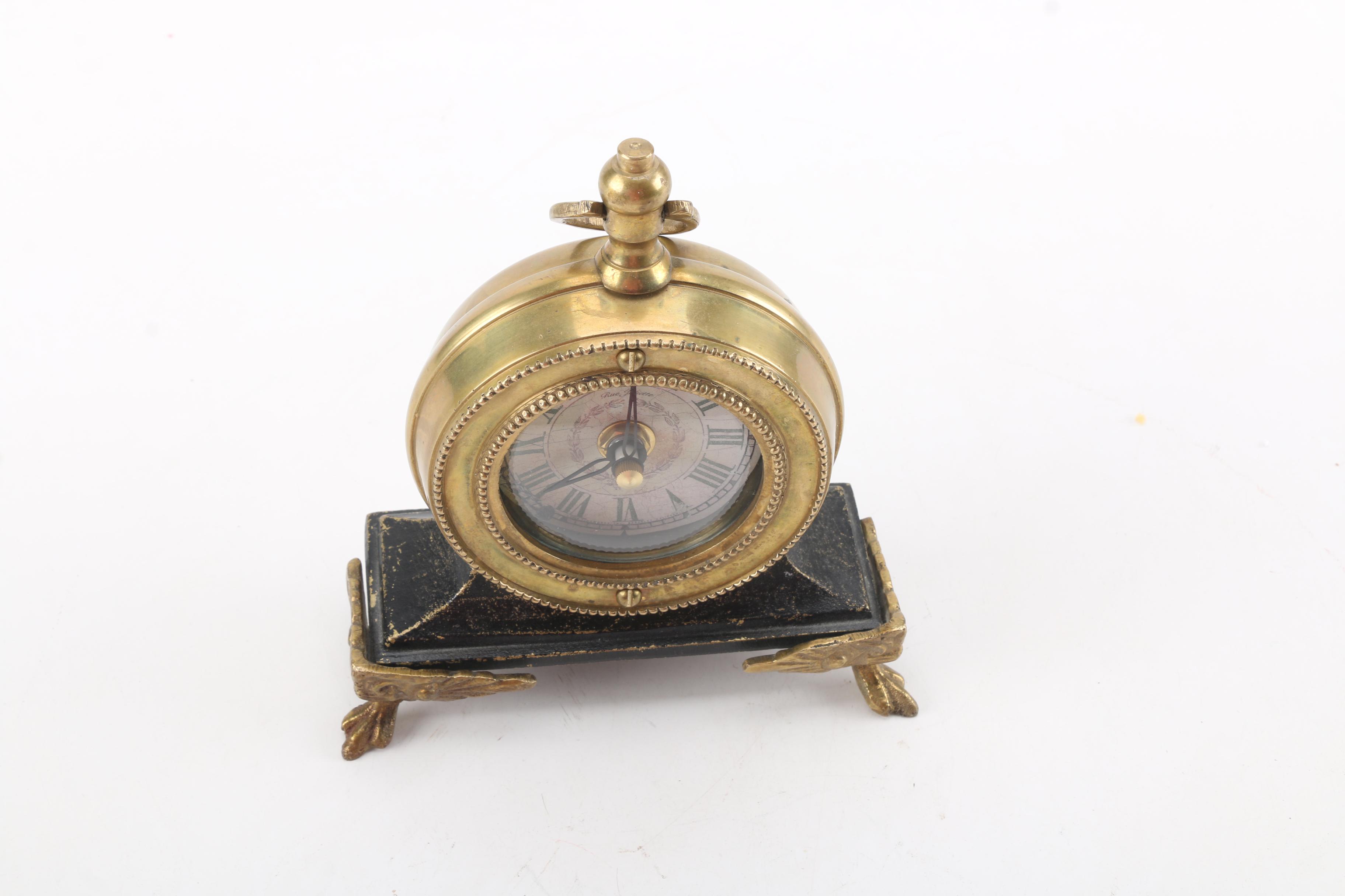 Rue Juliette Pocket Watch Style Desk Clock