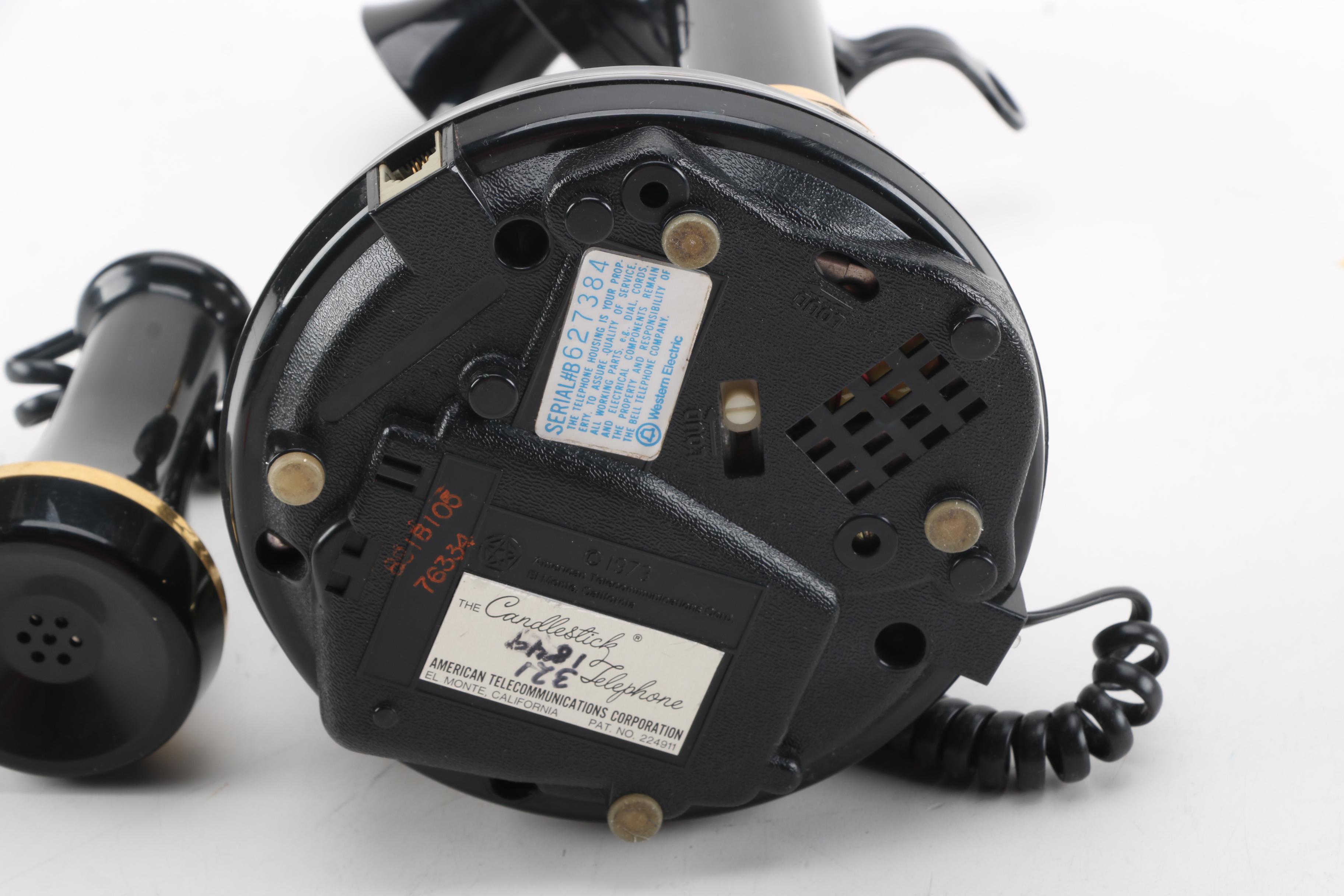 Vintage "Candlestick Telephone" by American Telecommunications Corp.